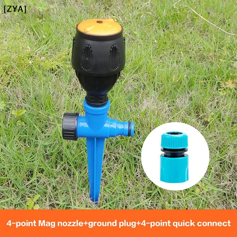 Automatic Rotating Sprinkler Degree Garden Watering Nozzle For Gardening Lawns And Outdoor Plant Watering Vegetables Device[ZYA]