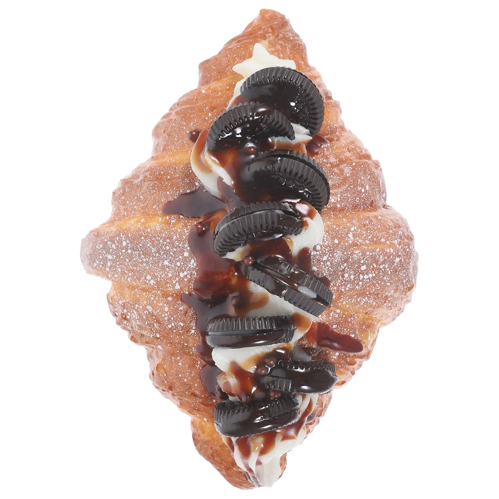 

Simulation Croissant Bread Model Artificial Pu Material Home Decor Photography Props Shop Display Hotel Restaurant Food Store