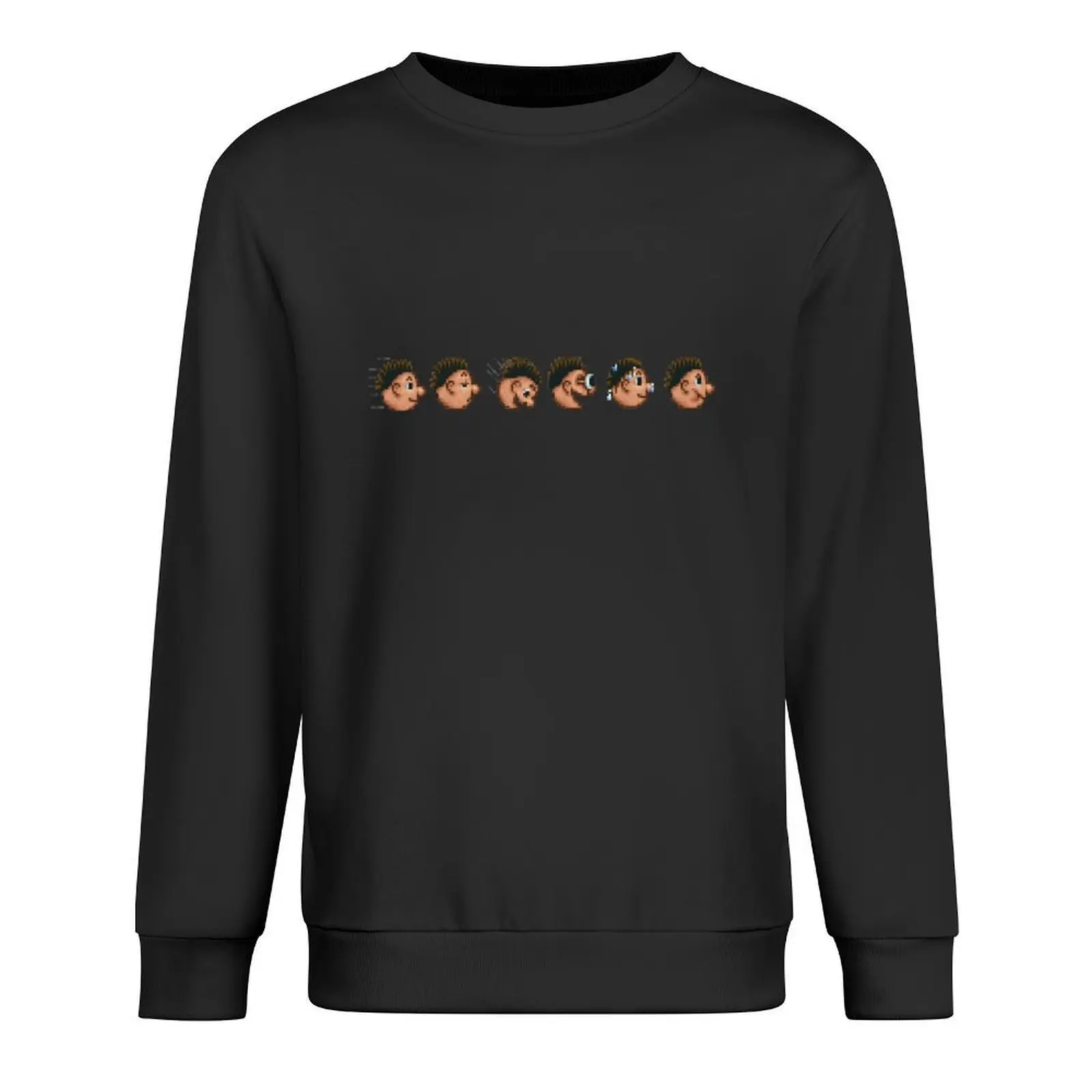

RollerCoaster Tycoon Faces Pullover men's clothing tracksuit men mens clothes fashion men oversize sweatshirts