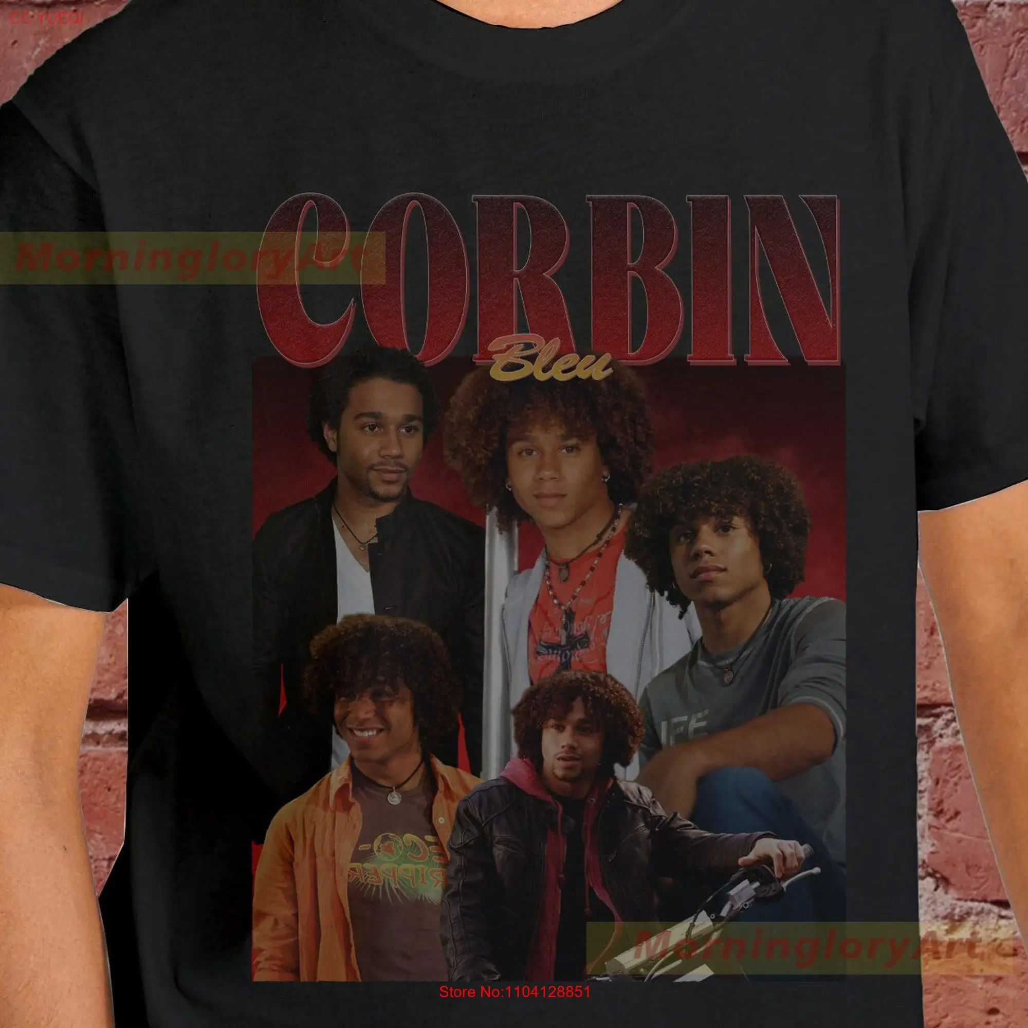 Corbin Bleu T Shirt SweaT Sweater Cotton Clothing long or short sleeves