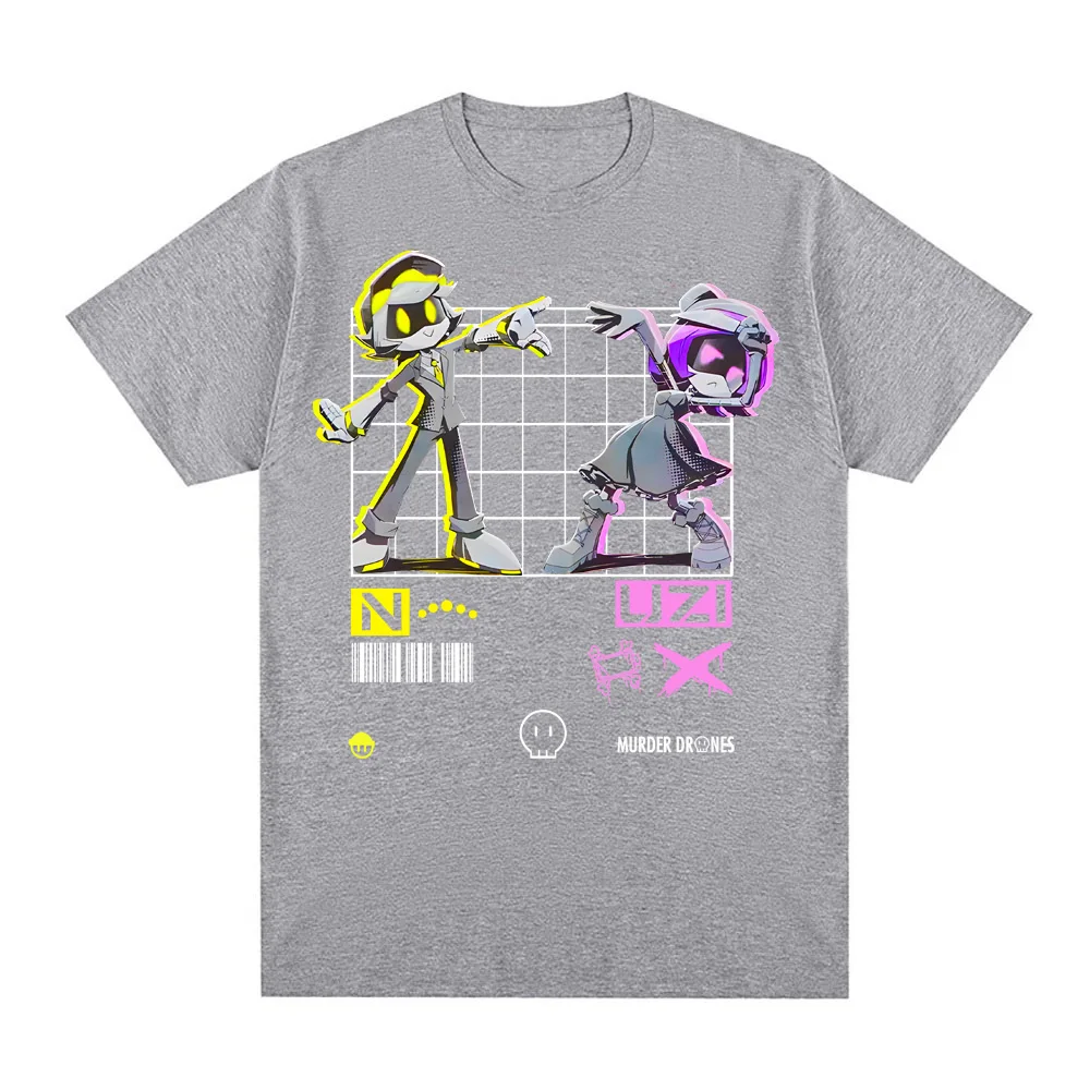 MURDER DRONES T-SHIRT 2026 new Same as official website High Quality Tee-shirt 100%Cotton Harajuku Comic Round Neck TEES
