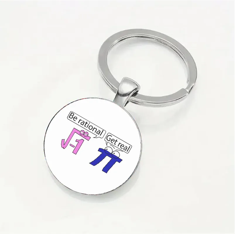 Be Rational! Get Real! Keychain