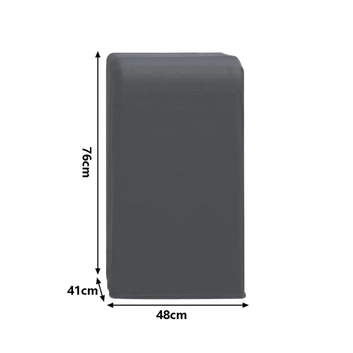 غطاء مكيف الهواء المحمول A72P مقاوم للماء بسحاب غير لامع غطاء حماية مثالي لأغطية مكيفات الهواء الداخلية #2