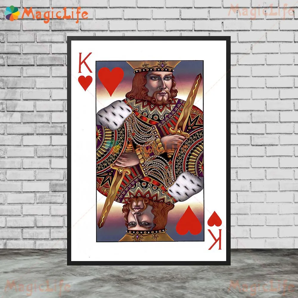 poker-coracao-rei-rainha-jogando-cartas-casino-sala-de-xadrez-arte-da-parede-pintura-em-tela-fotos-parede-para-sala-estar-decoracao-casa