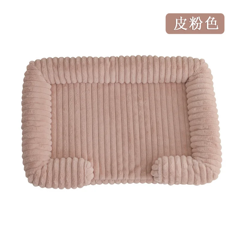 Large Dog Bed Warm Winter Pet Mat Cozy Cat Cushion Soft Comfortable Rest for Dogs And Cats - Plush Material for Extra Snuggle view 5