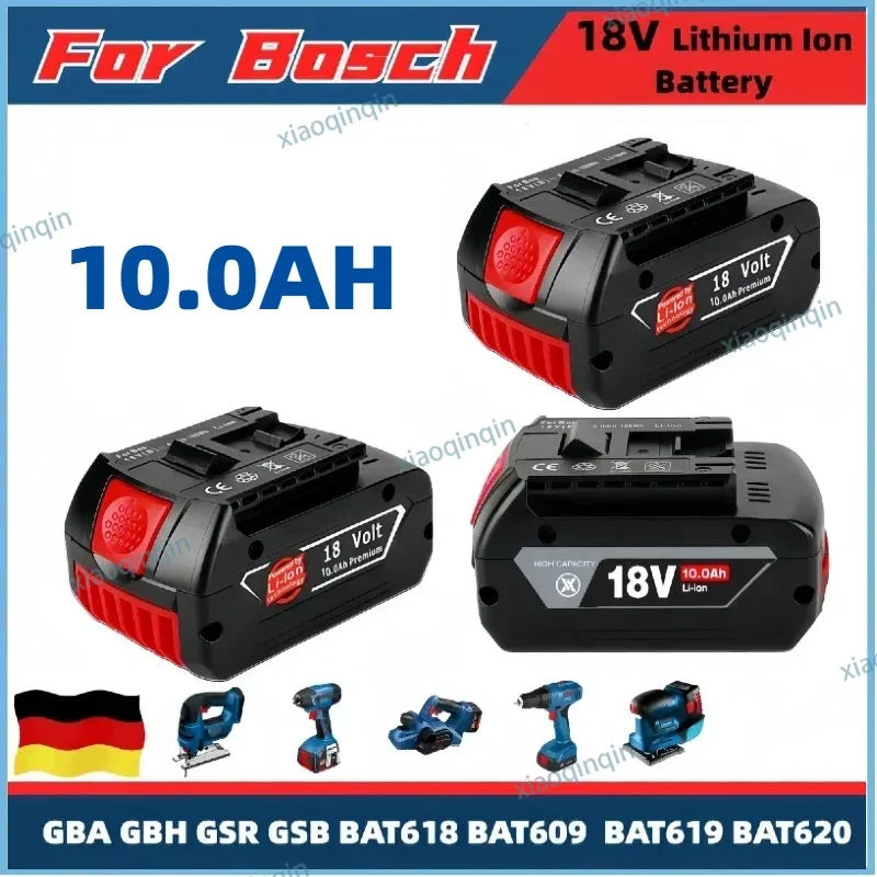 

10000mAh 18V Replacement Battery For Bosch 18V Professional Systeem Draadloze Tools Bat609 Bat618 Gba18v80 21700 Cell