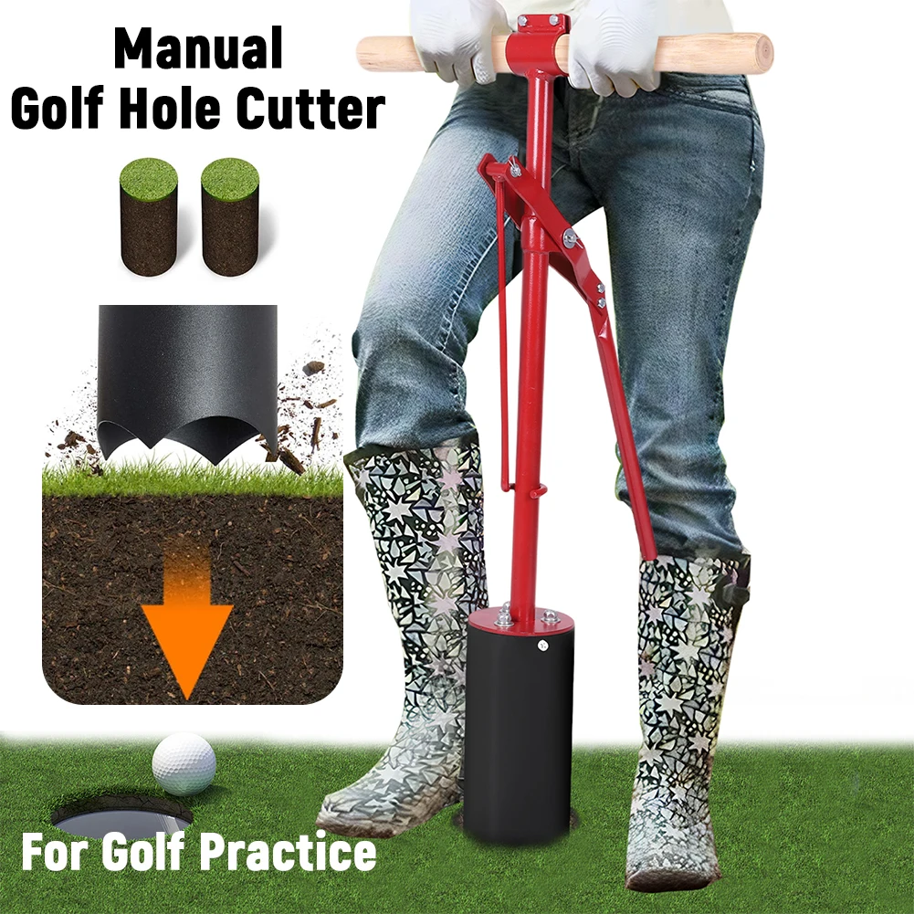 

Golf Course Hole Dig Machine Multi-Purpose Professional Hole Installation Tool Wear Resist for Golf Practice Drilling Hole Tool