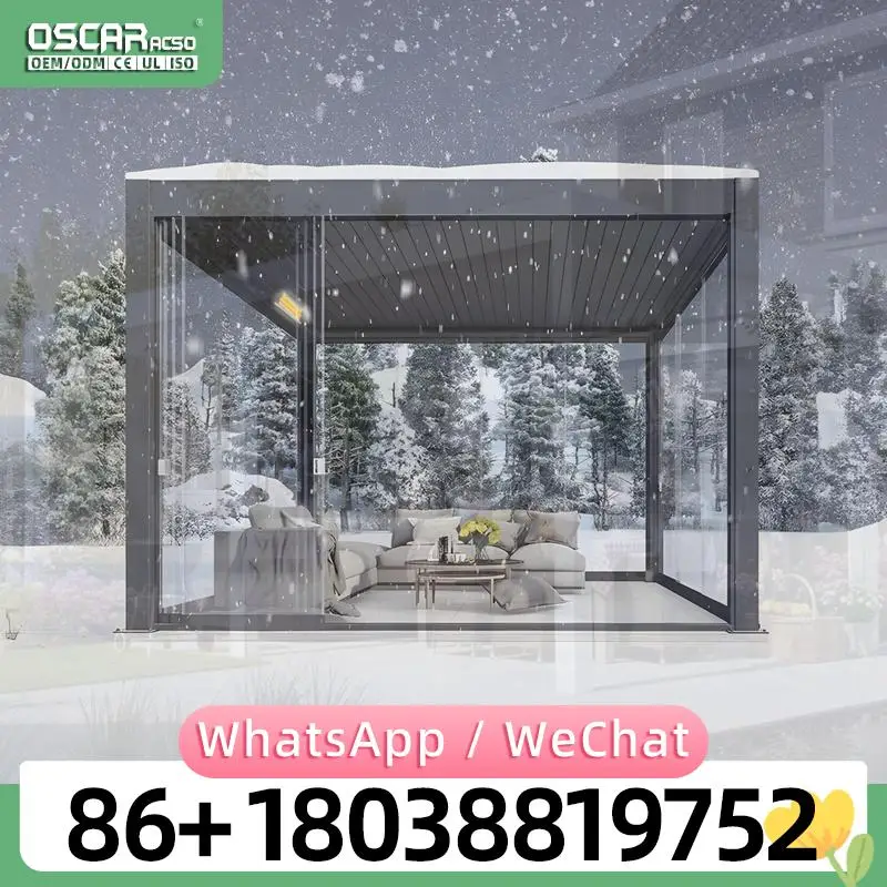 Sturdy Outdoor Pergola Metal Frame Retractable Canopy Modern Backyard Shelter Garden Patio Deck USA Villa Aluminum Grape Trellis