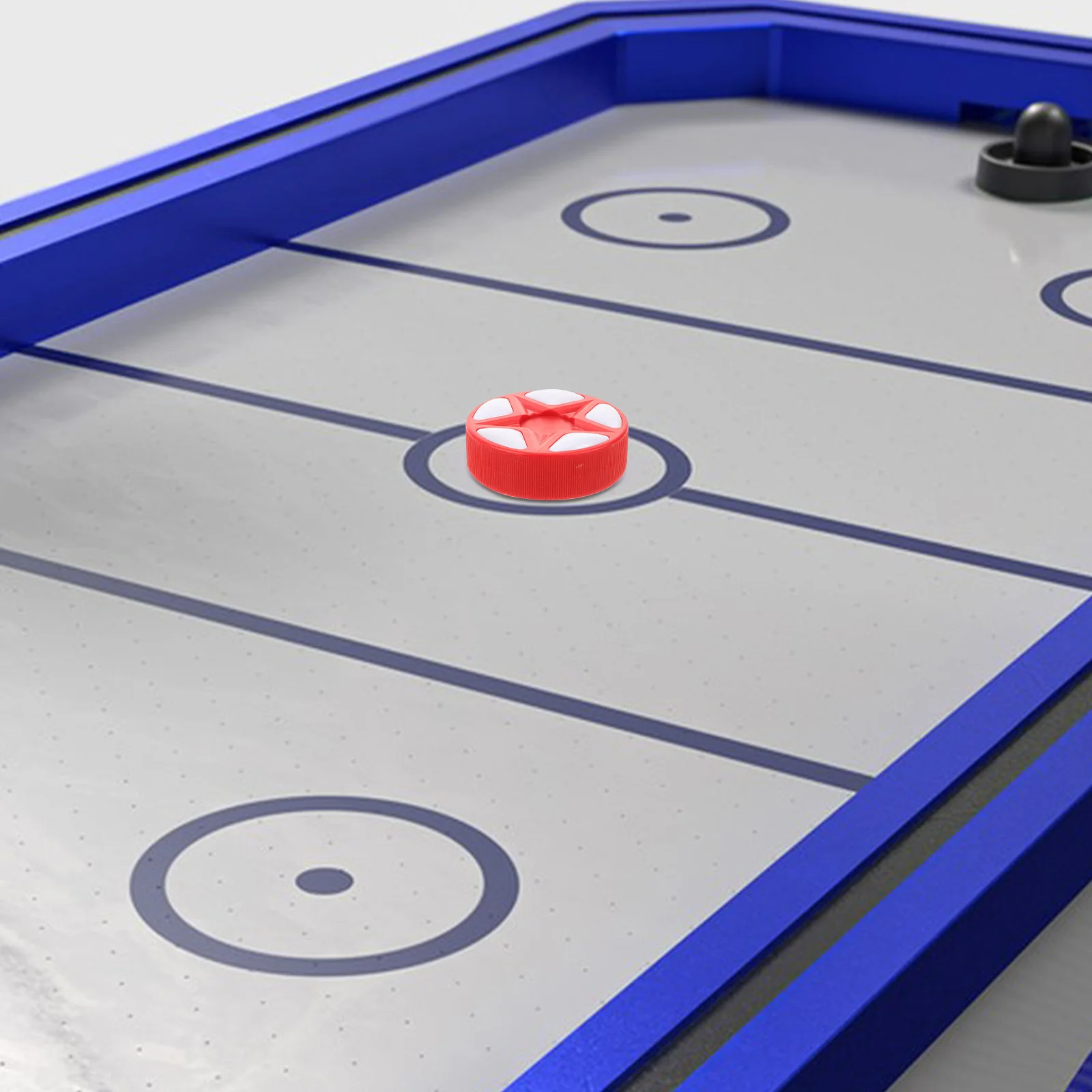 

Red Inline Hockey Puck High Visibility Smooth Surface Durable Training Street Hockey Practice Ball for Indoor Outdoor Sports