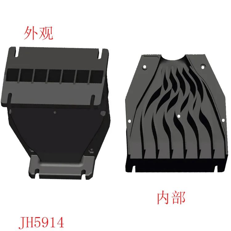Speaker Accessories, Remote Broadcast Line Array Horn, Bottom of Engineering Horn 150 * 110 * 155 MM