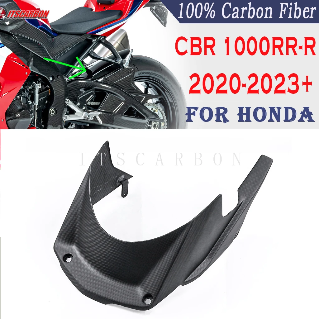 For Honda CBR1000RR-R CBR 1000RR-R 2021 2022 3K Carbon Fiber Motorcycle Accessories Rear Fender Chain Guard Cover Fairing Parts