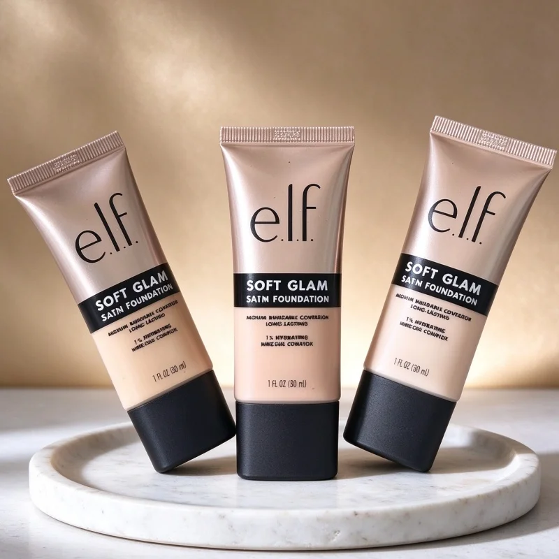 Bestseller ELF Soft Glam Satin Foundation Long-lasting Hydrating Liquid Foundation Satin Matte Texture Primer Brand Base Makeup