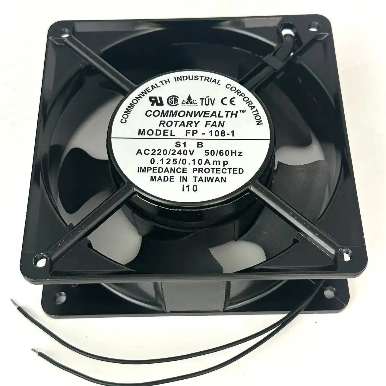 

FP-108-1 AC 220V/240V 0.125A 120x120x38mm Server Cooling Fan