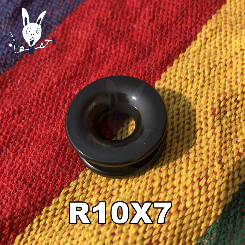 R10X7 low friction ring marine for sailboat quality is aluminium hard anodize with PTFE coating