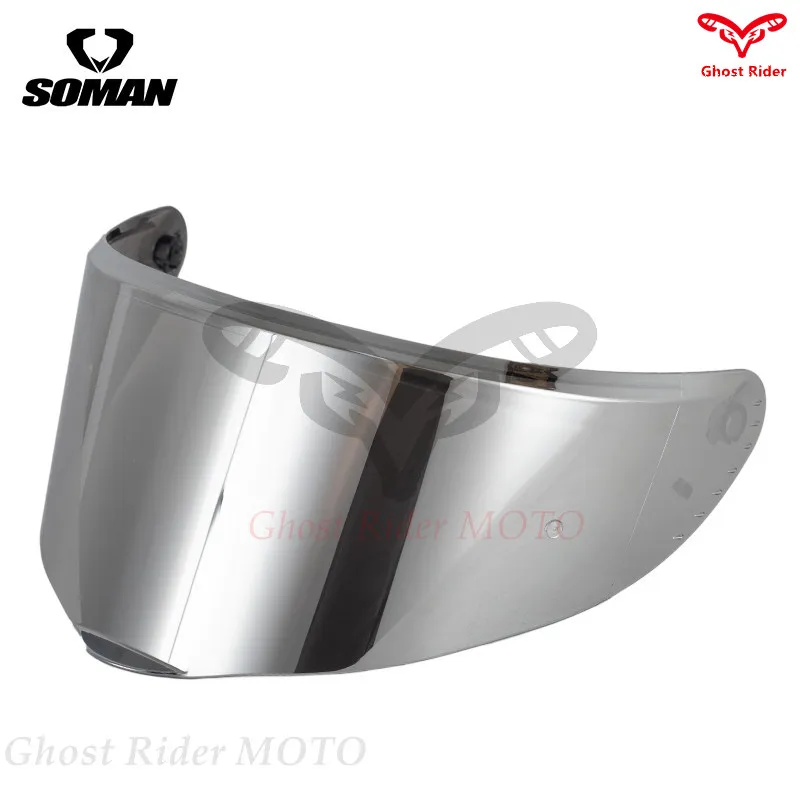 SOMAN motorcycle helmet lens SM973 locomotive full helmet original genuine windshield multi-color optional Helmet visor 5