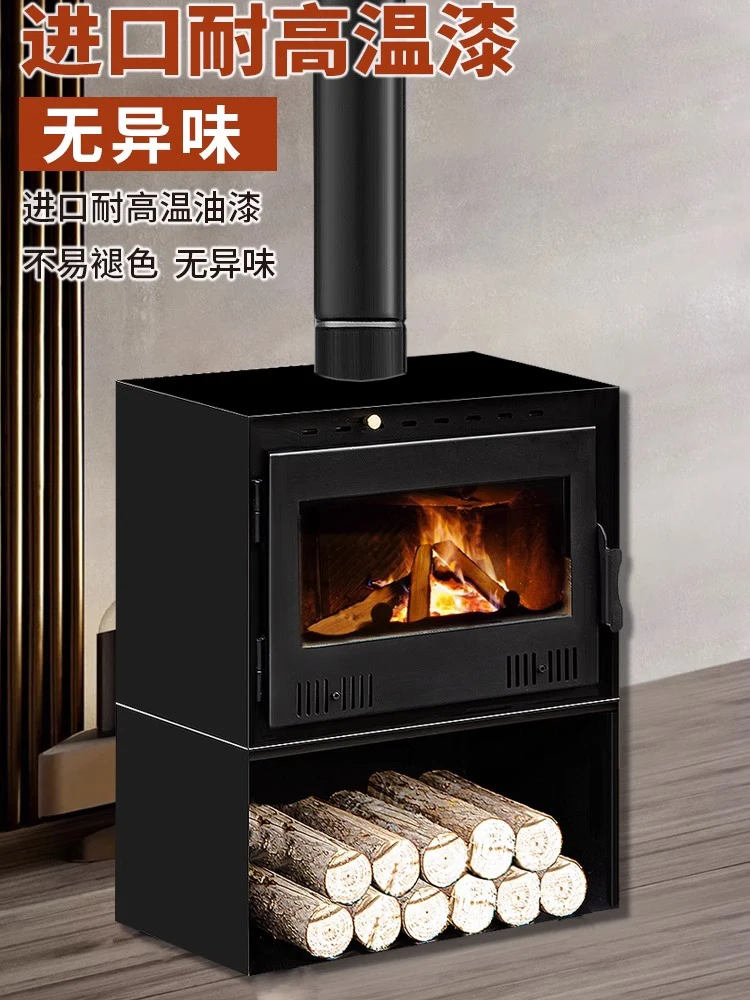 The product can be customized.Real fire fireplace firewood burning wood home indoor European style villa homestay