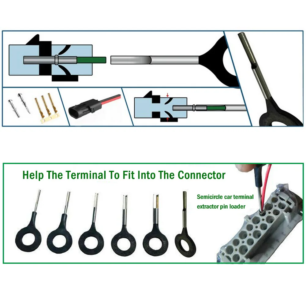 Professional Vehicle Automobile Connector Repair Tool Accessory Car Terminal Extractor Pin Removal Kit With Factory Price