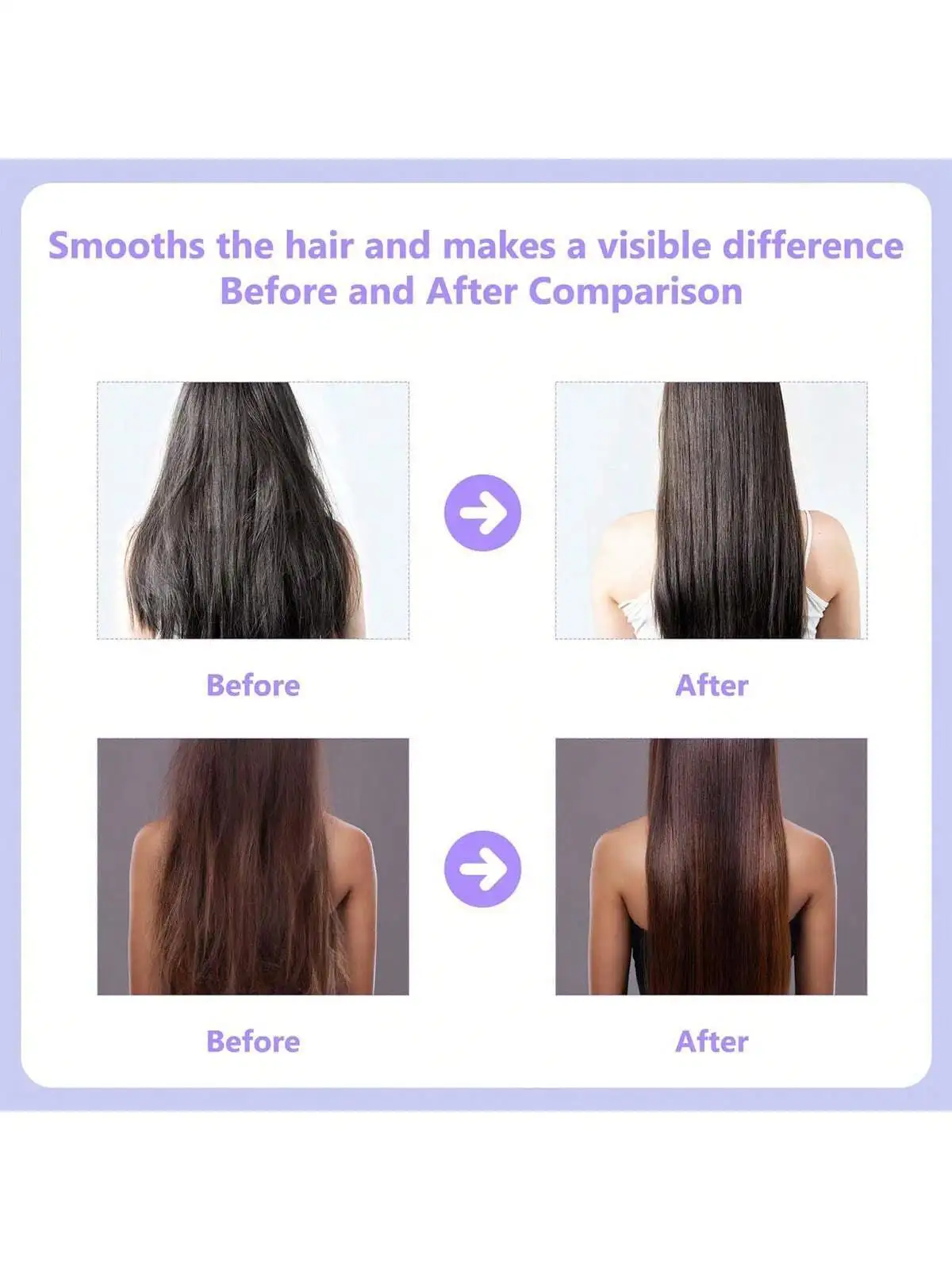 1 plancha de pelo portátil recargable por USB para peinado, alisado, planchado, mantenimiento y cuidado del cabello esponjoso. El