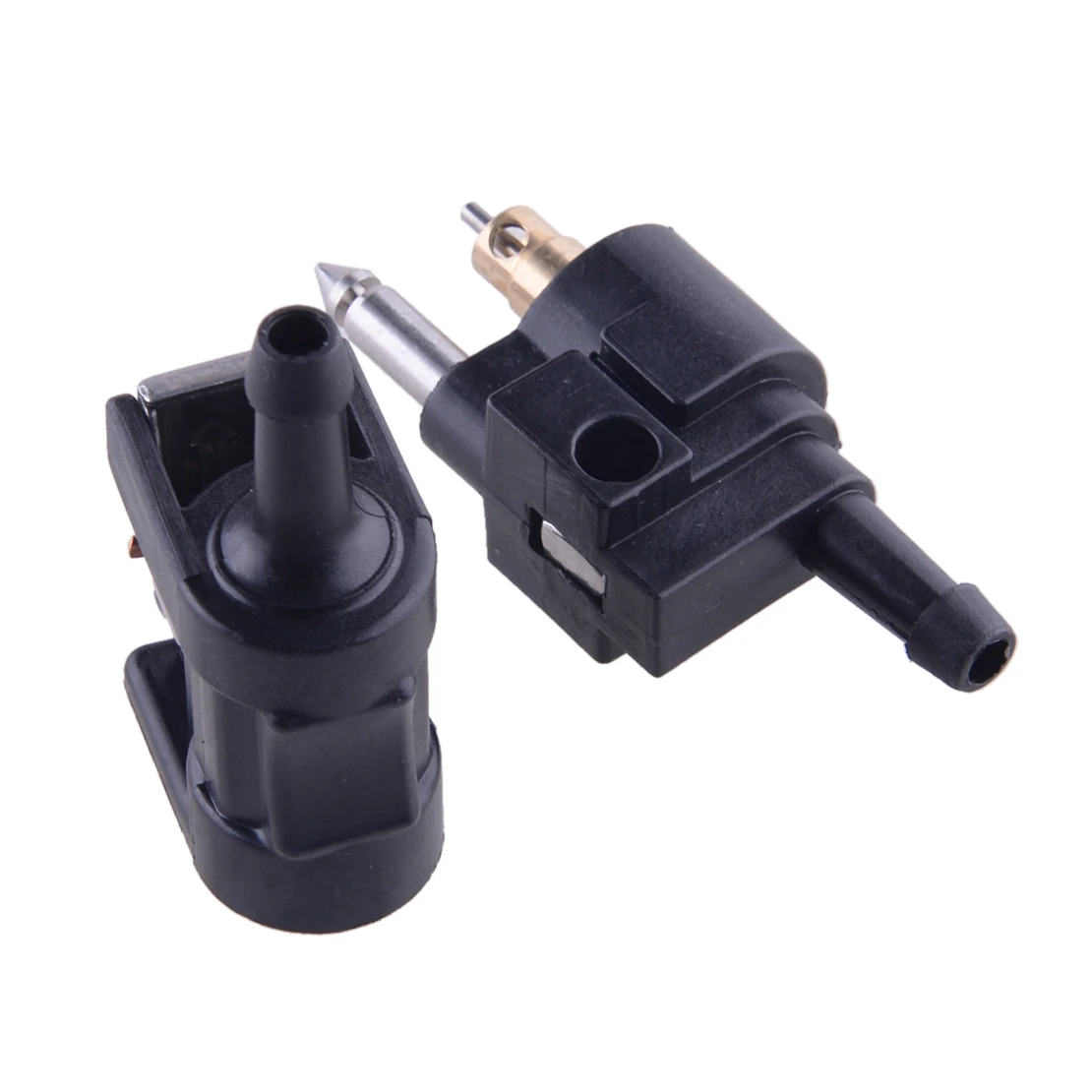 

2Pcs/set Male Female Fuel Line Connector Accessories Fit for Yamaha Outboard Motor Engine 6mm 1/4" New High Quality