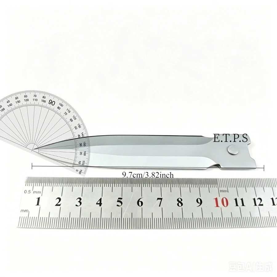No. 3 Black and White Classic Zinc Alloy Material with Carbon Fiber Material Cutting Tools Outdoor Gift for Men image 6