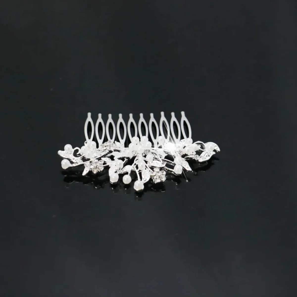 New Bride Hairpin Pearl Hair Comb Fashion Rhinestone Hair Clips Female Crystal Jewelry Women Accessories Valentine's Day Gifts