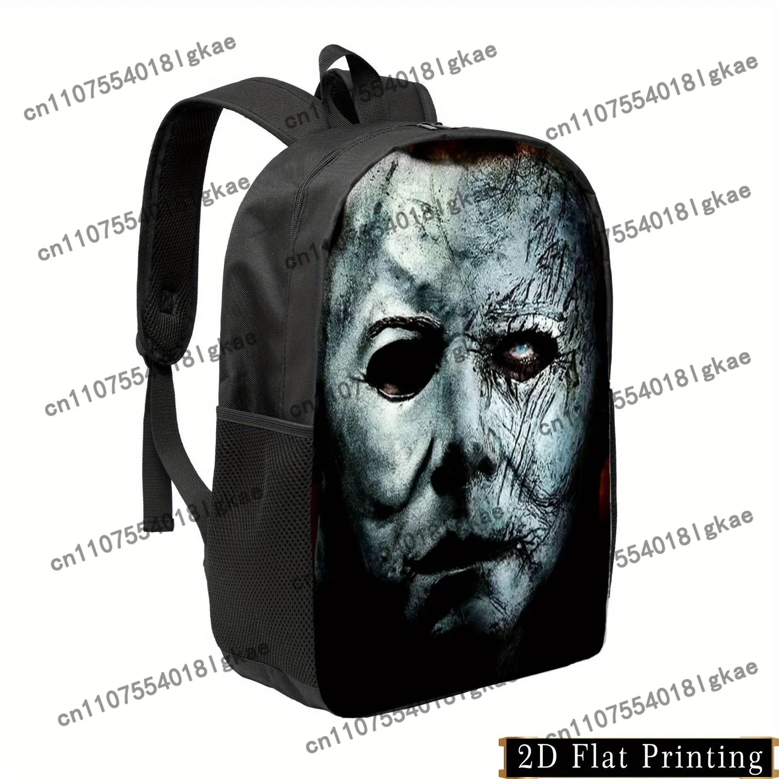 [Horror Michael Myers Backpack] Lightweight Large Capacity Horror-Themed Michael Myers Backpack | Unisex School Bag with Adjusta