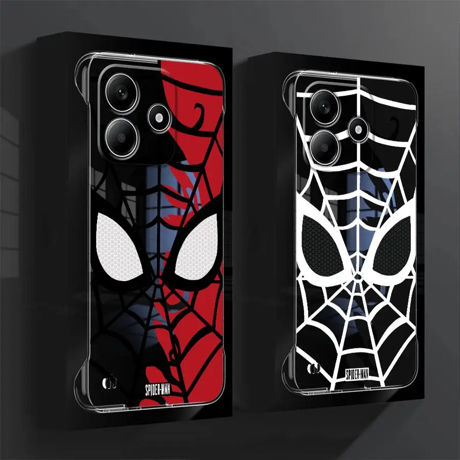 Marvel Spider Man Spider Net Phone Case for Redmi Note 14ProPlus5G 14 12Pro5G 13ProPlus 13 Pro 10Pro4G TPU Soft Cover