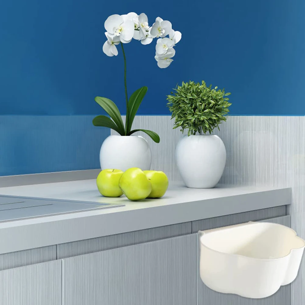 

Kitchen Hanging Trash Can Cloud Shape Plastic Garbage Bin Cabinet Door Trash Container Kitchen Home Office Use