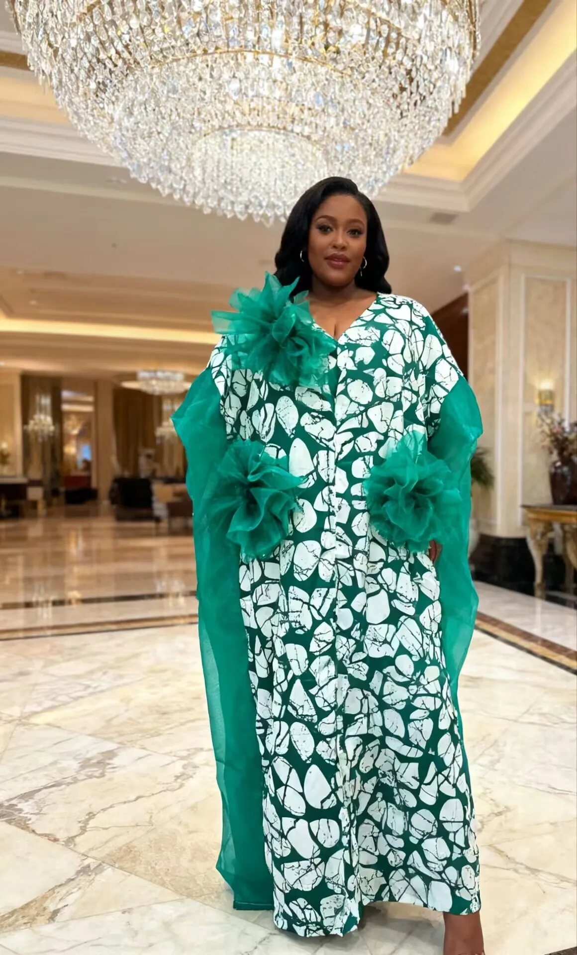 

Африканские платья для женщин Дашики, длинное платье макси, летнее платье большого размера, женская традиционная африканская одежда, платье феи