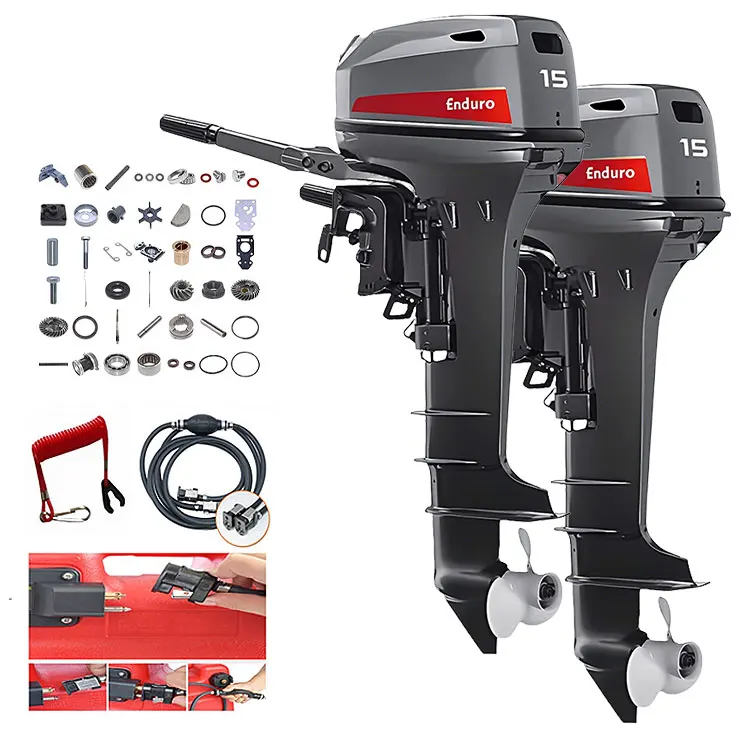Wholesale 15HP 2 Stroke Outboard Motor E15DMHS E15DMHL, Compatible  Outboard Motor For Various Fishing Boat Projects