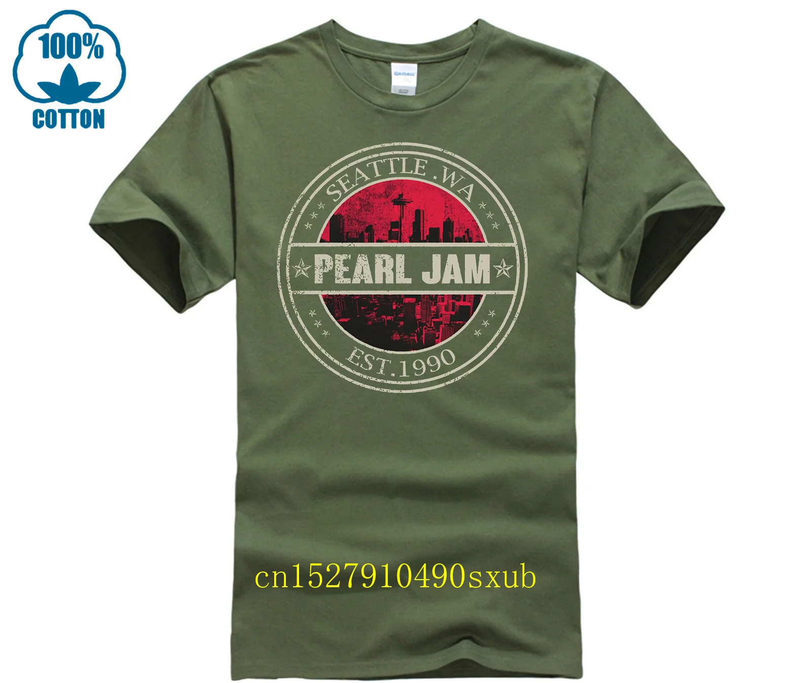 man t shirt Seattle Wa Pearl Jam Est 1990 Shirt woman tee