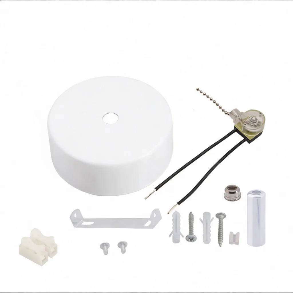 Retro Style Ceiling Pull Cord Switch Accessory For Bedside Lamp Fan Replacement Mechanical Light Control Hardware Tool