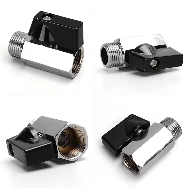 Brass Ball Valve Air Compressor Water Gas Oil Shut Off Valve 1/8" 1/4" 3/8" 1/2" BSP Threaded Mini Male To Female