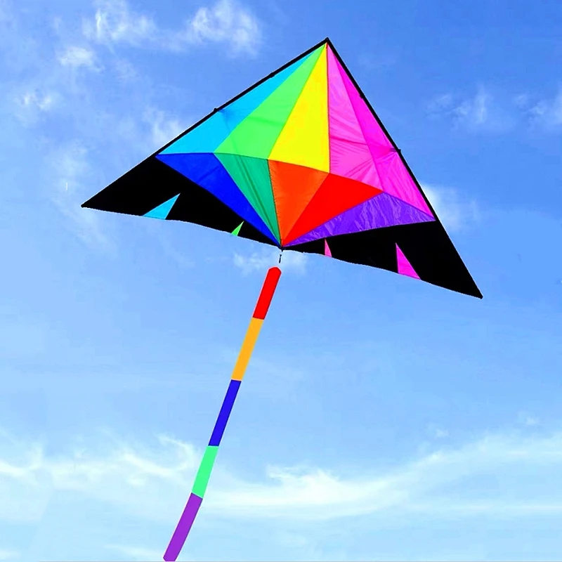 

free shipping large diamond kite flying adults kites delta kites factory flying wing kitesurf kite eagle toy Outdoor toys Kite