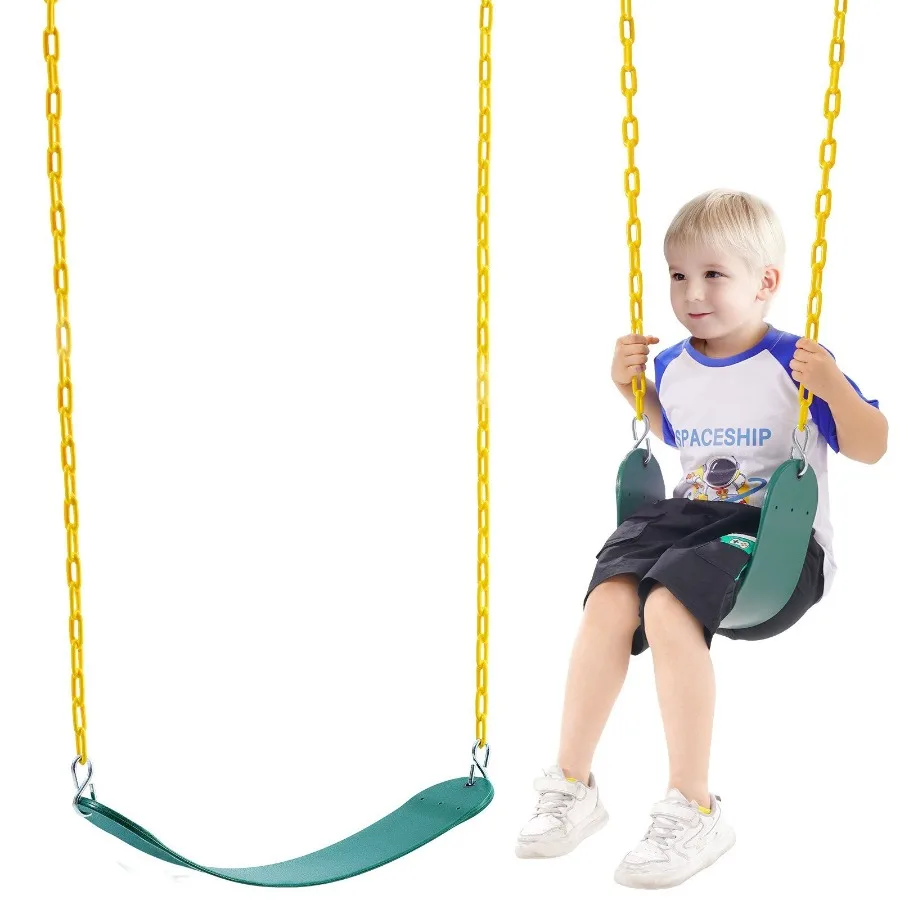 

2Pack Swing Seats Swings Replacement for Outdoor Swing Set 66 Inch Chain