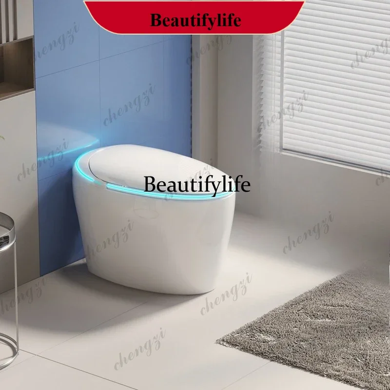 Fully automatic smart toilet integrated with built-in foam shield siphon type no water pressure limit toilet ab01