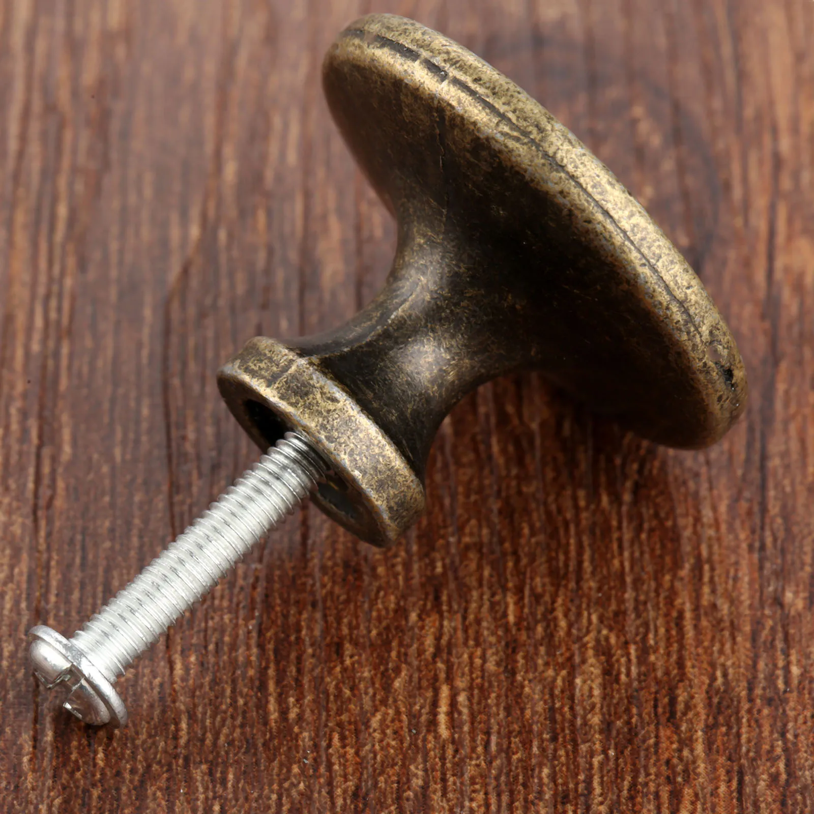 1pc 33*24mm Furniture Handles  Antique Bronze Cabinet Knobs and Handles Door Cupboard Drawer Kitchen Pull Knob