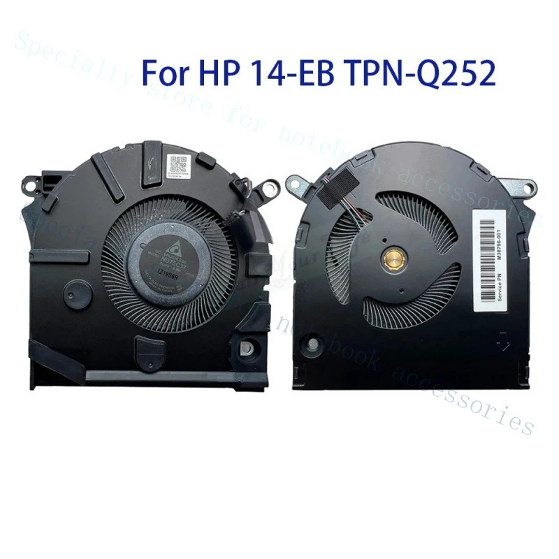 A+ CPU Cooling Fan For HP Envy 14-EB TPN-Q252 14-EB1000 M38796-001 ND75C37-20D15