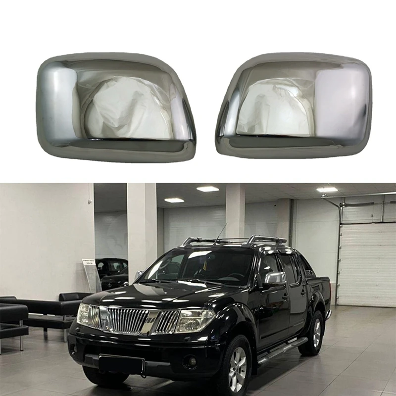 Car Side Mirror Cover Rear View Overlay Exterior Accessories Parts For Nissan Navara D40 2007-2014