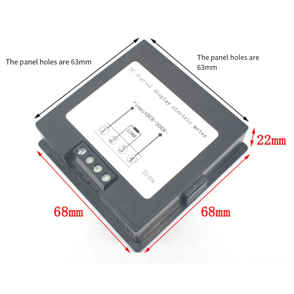 DC Voltage Measurement Device Large Display Color: As Shown In The Picture DC Voltmeter Backlight Function Data Storage Function