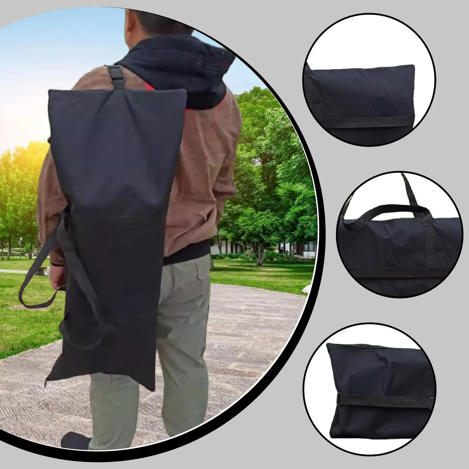 حقيبة لوح التزلج، منظم تخزين، ملحقات التزلج، حامل لوح التزلج، حقيبة حمل للتزلج على الجليد، ألواح التزلج للبالغين في الهواء الطلق #5