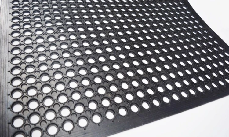 Verdickte rutschfeste Küchenmatte – ölbeständige und rutschfeste Gummi-Bodenmatte – Puzzle-Bodenunterlage – Bodenmatte für Hotelfabrik