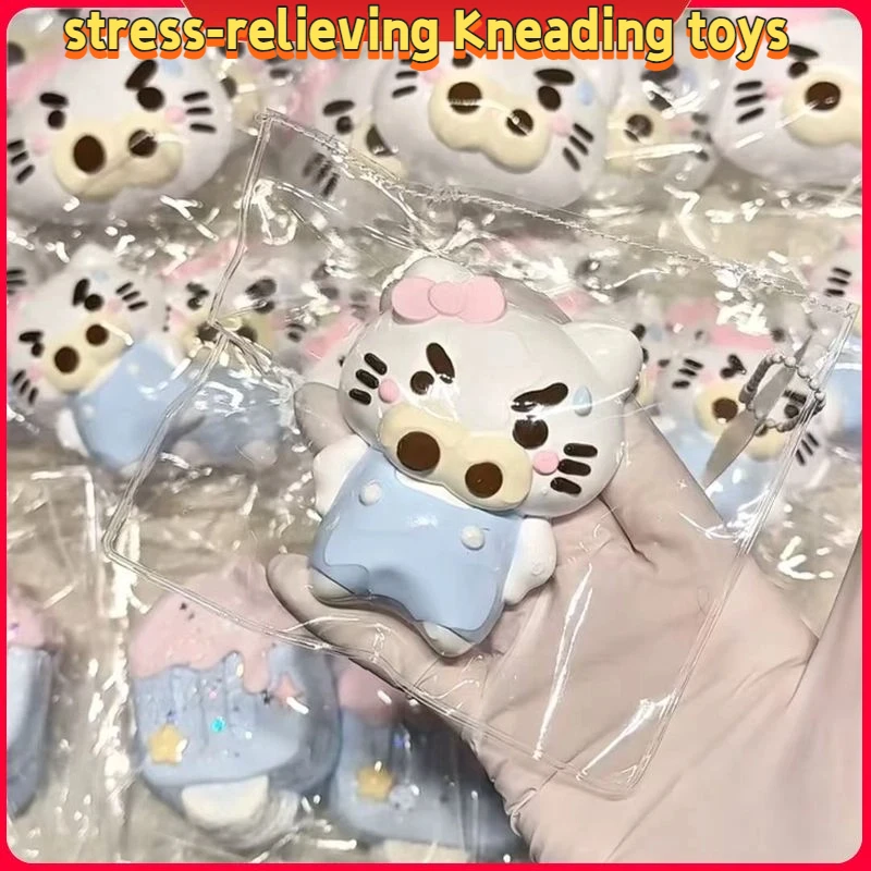 

Hello Kitty Squeeze Toys Ручная работа Ультрамягкие игрушки Kitty для снятия стресса Декомпрессия Сенсорные шарики Игрушки для аутизма