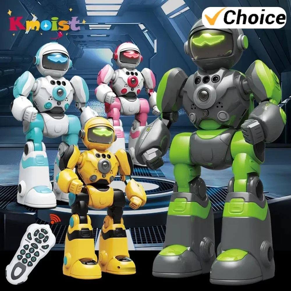 

Intelligent RC Robot Toy Voice Gesture Remote Control Programming Music Dancing Children Electric Robot Toys for Boys Kids Gifts