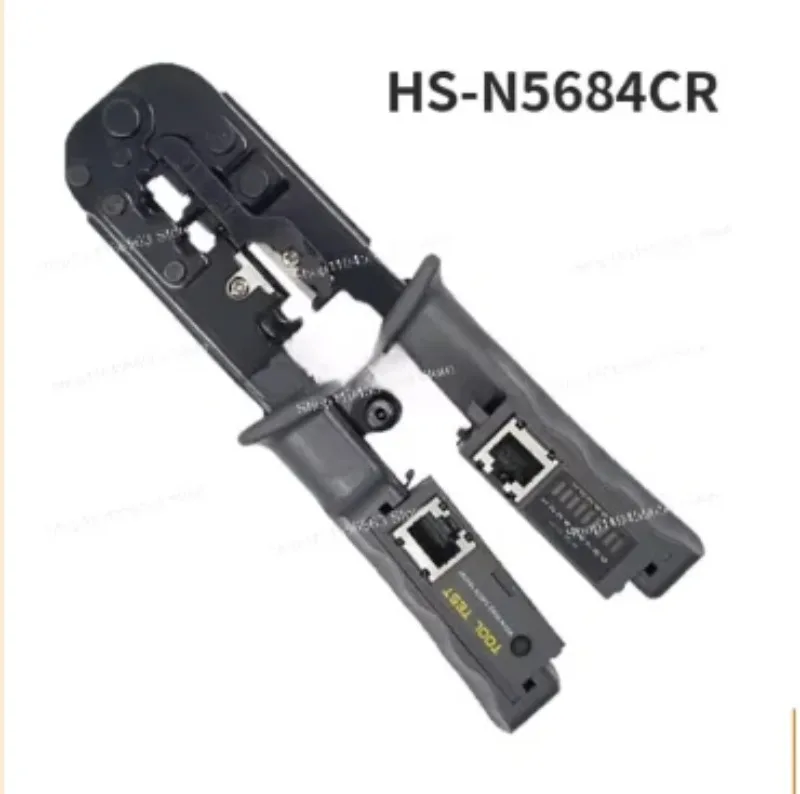 3-in-1 Network Cable Pliers: Internet & Phone Crystal Head Crimping Tool with Stripping & Tester Functions