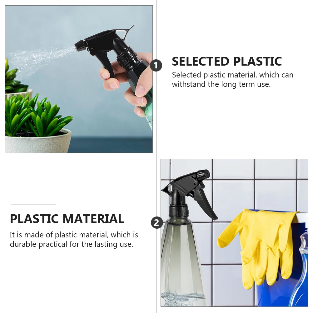 

4Pcs Plastic Gardening Sprayers Leakproof Thickened Design Water Spray Bottle Home Cleaning Hair Salon Use Water Spray Bottle