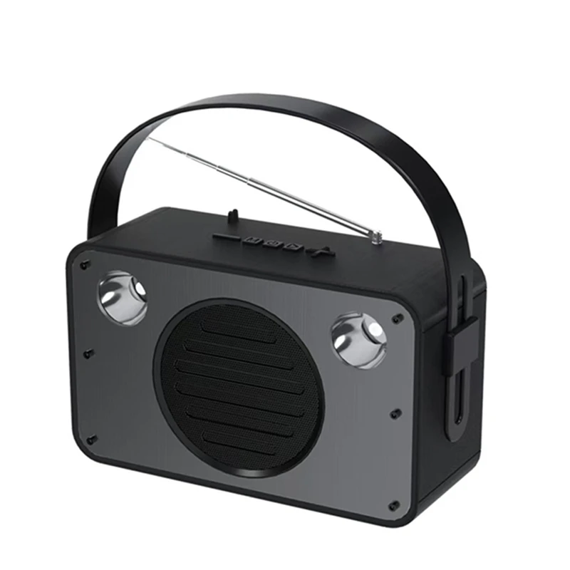 Outdoor Portable Bluetooth Speaker Multi-Functional Solar-Powered Emergency Charging Light and Speaker