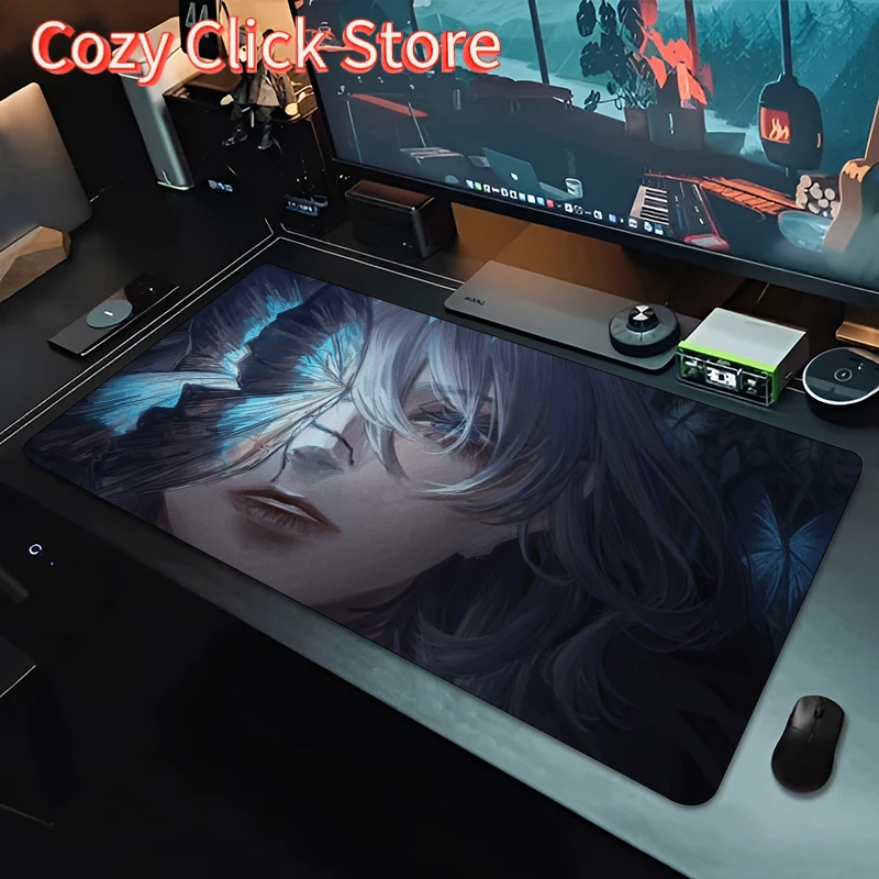 

Fate Oberon Gaming Mousepad Anime Mouse Mat Office Gamer Computer Anti-slip Mouse Pad HD Print Desk Mat PC carpet Large Mousepad