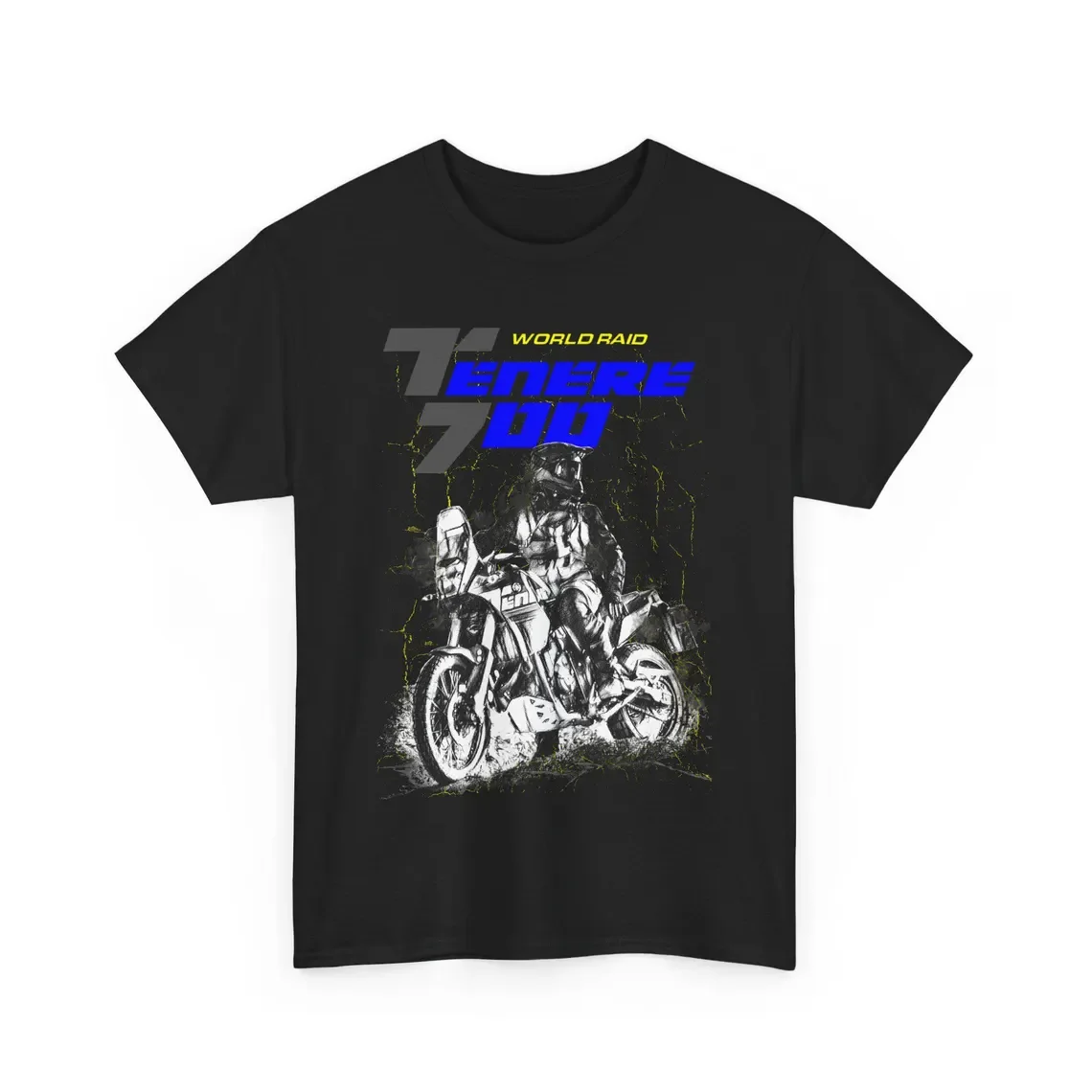 

2025 summer Casual Men T Shirt Tenere 700 T7 T-shirt motorcycle Graphic Short Sleeves 100% Cotton Moto Apparel for Bikers Cool