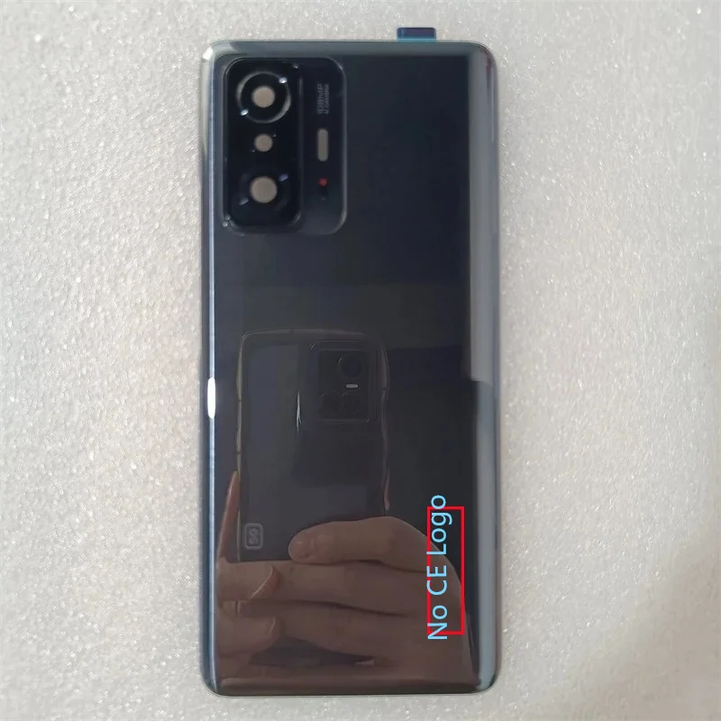 

For Xiaomi Mi 11T / Mi11T Pro 5G Glass Battery Cover Rear Door Panel Housing Case With Camera Lens Repair Parts